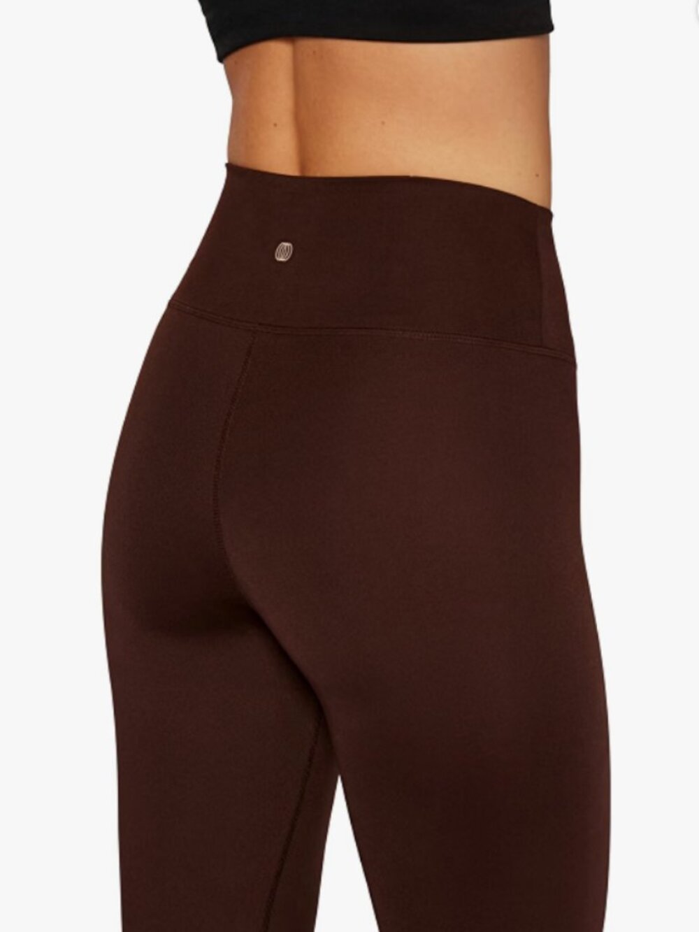 NWT Balance Collection Easy Sage High Rise Flare Yoga Pants Black Coffee XL
